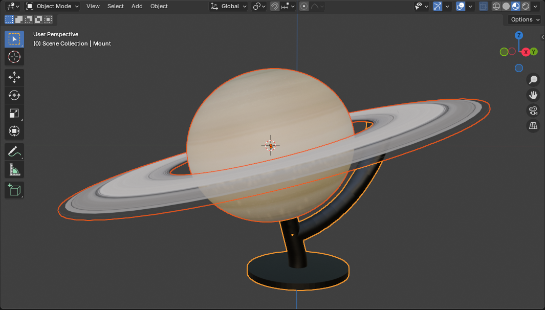 Cosmos Award 3D Model